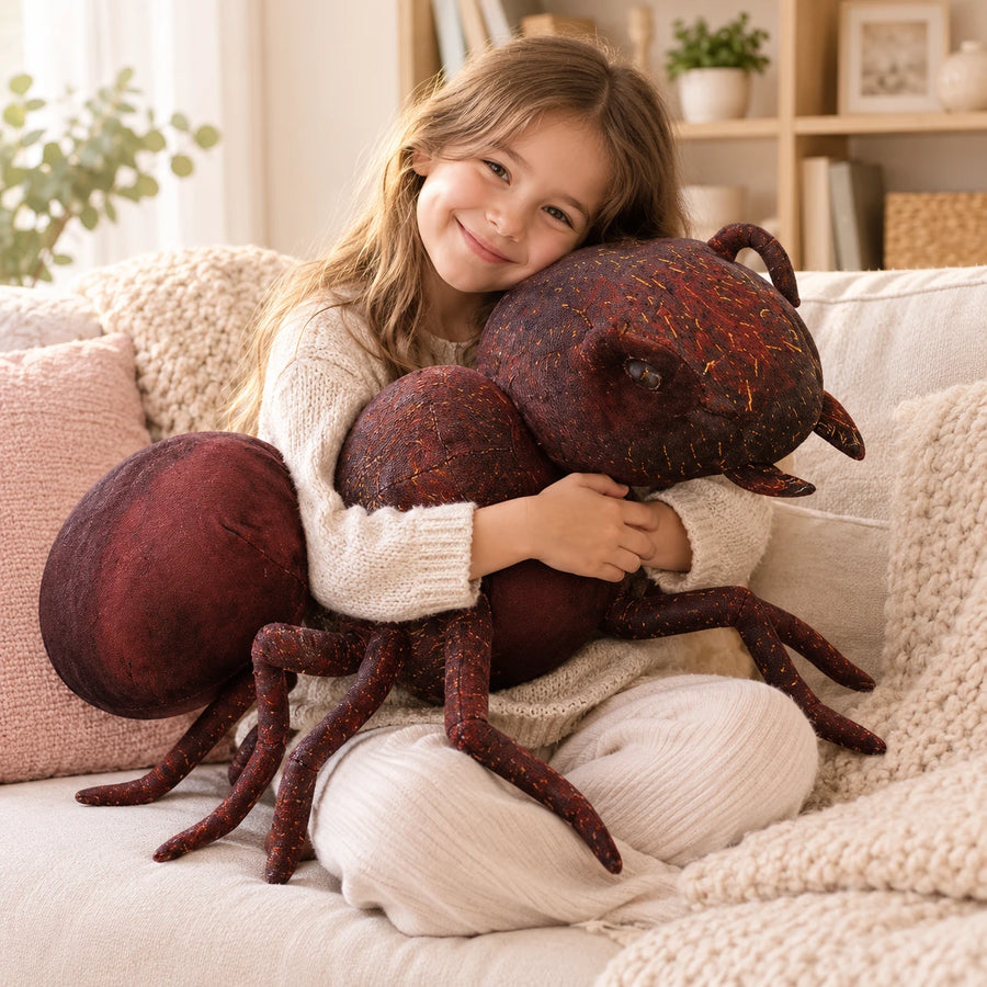 Peluche Fourmi Géante 100 cm Marron Réaliste - Utilisation du produit