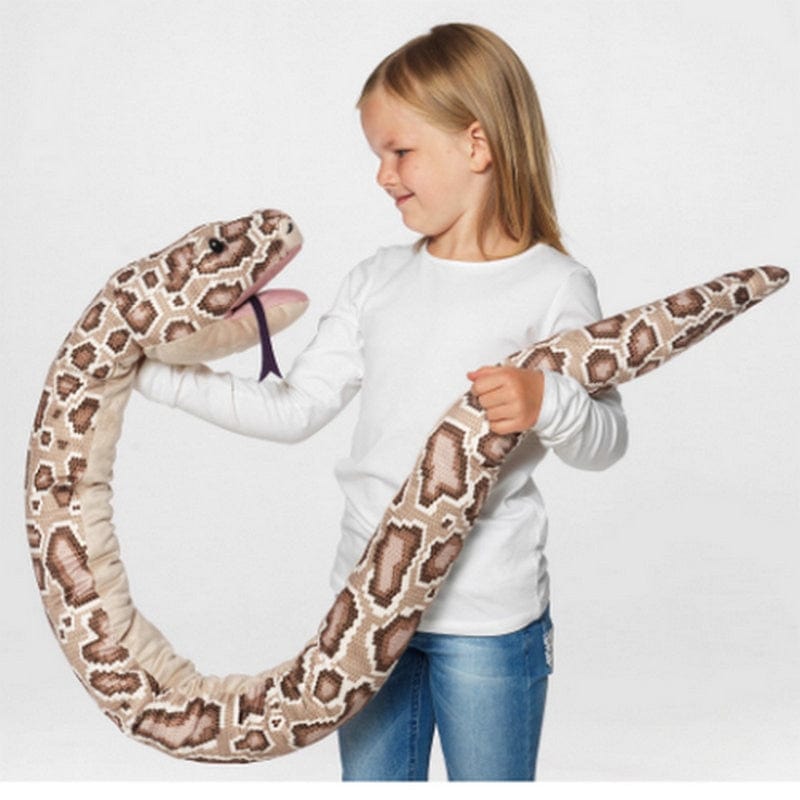 Peluche géante boa réaliste