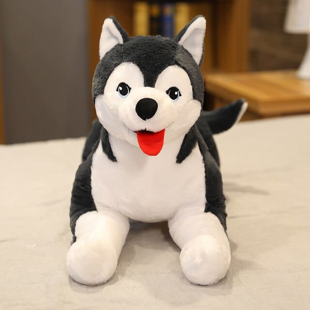 Peluche Géante Chien Husky - Buddy™