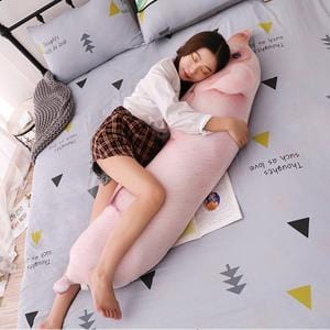 Peluche géante cochon en forme de coussin 90 CM / Cochon Rose