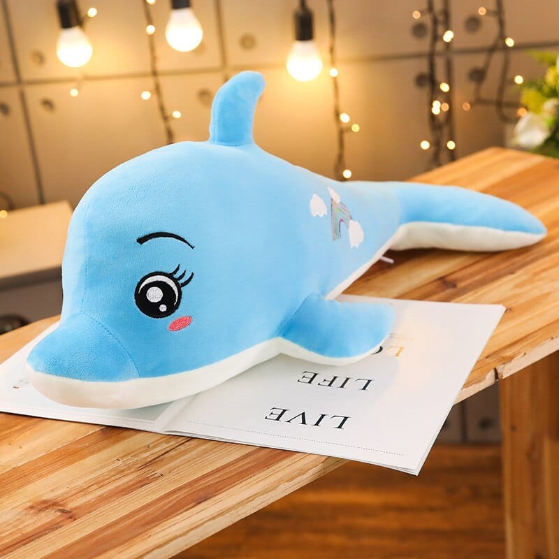 Peluche Géante Dauphin - Vague™ 60 cm
