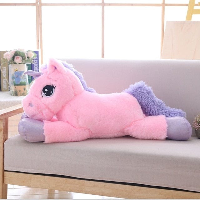 Peluche Géante Licorne - Lucie la Licorne™ 80 cm / Rose