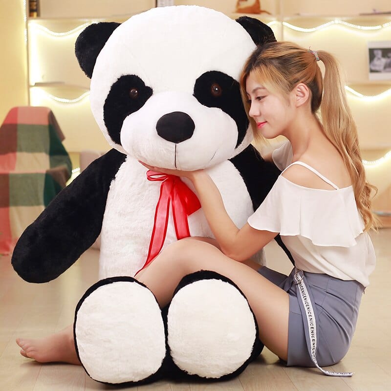 Peluche géante panda super amicale