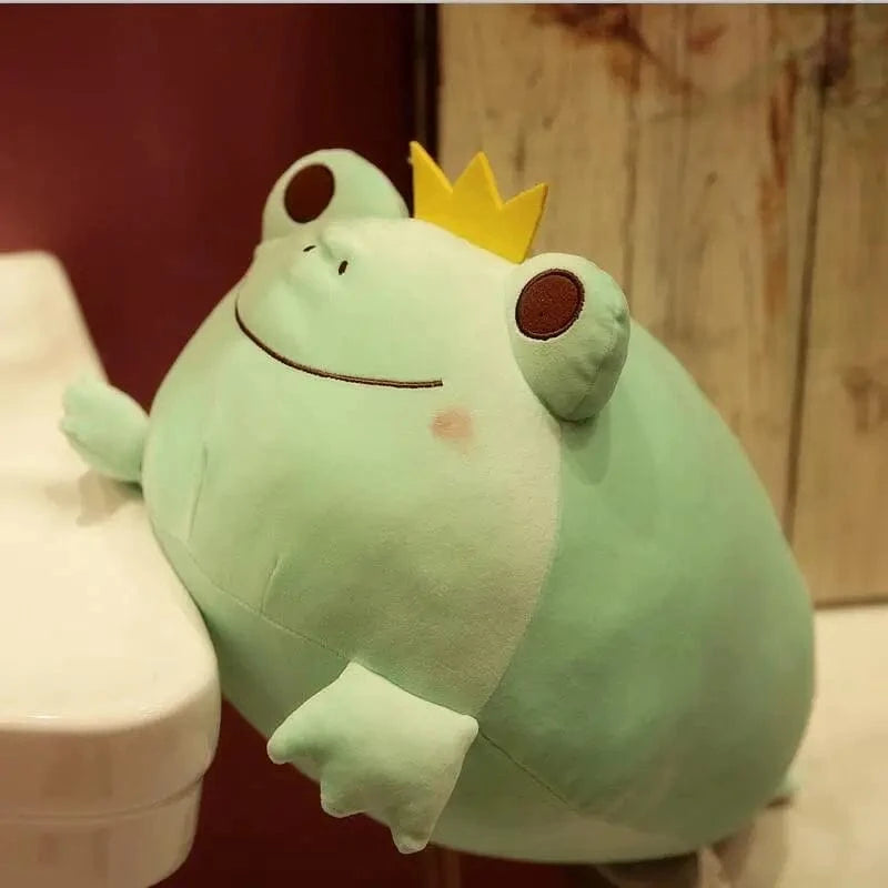 Peluche Grenouille France Verte / 30 cm