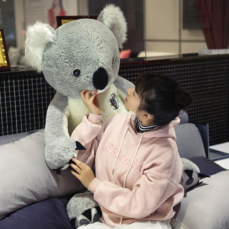 Peluche Koala XXL - Drowsy™ 80 cm / Gris