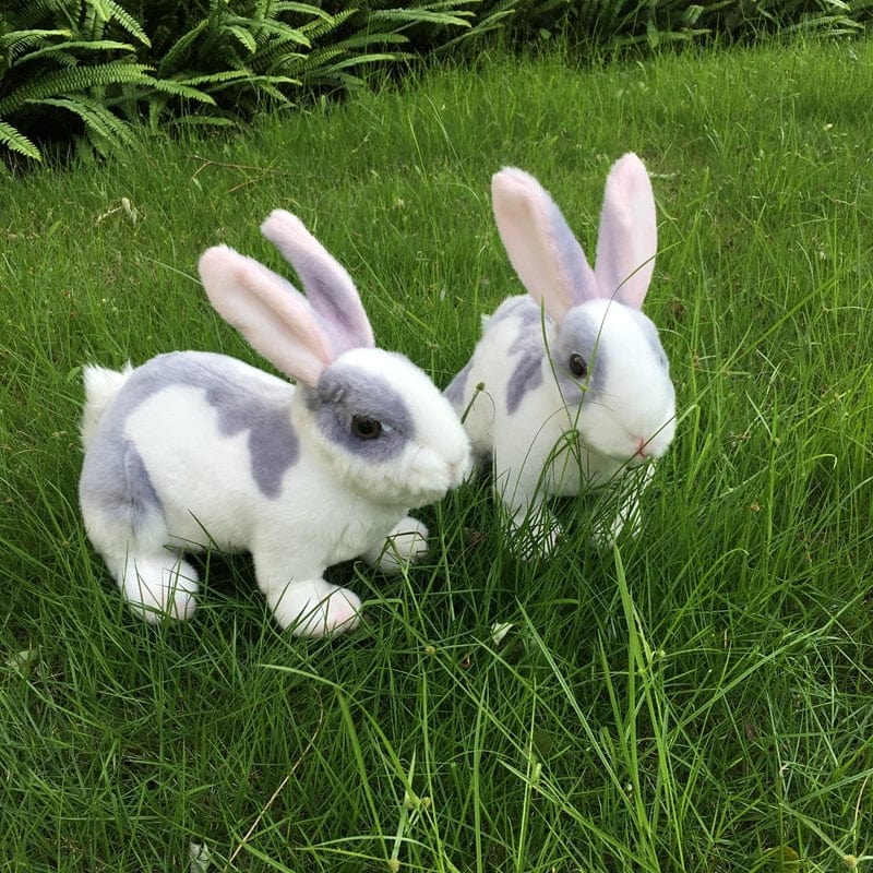 Peluche Lapin Réaliste - Câlin™