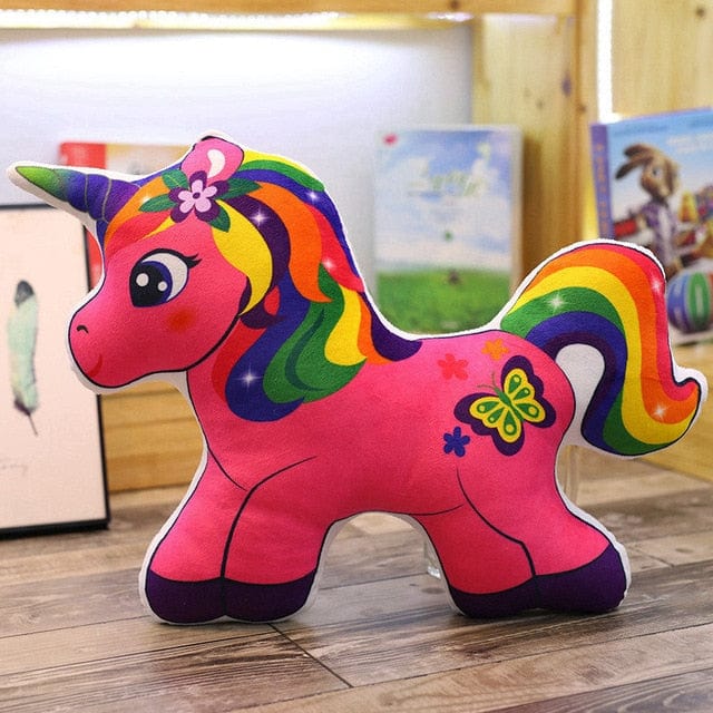 Peluche Licorne Arc En Ciel - Twinkle™ 40 cm / Rouge
