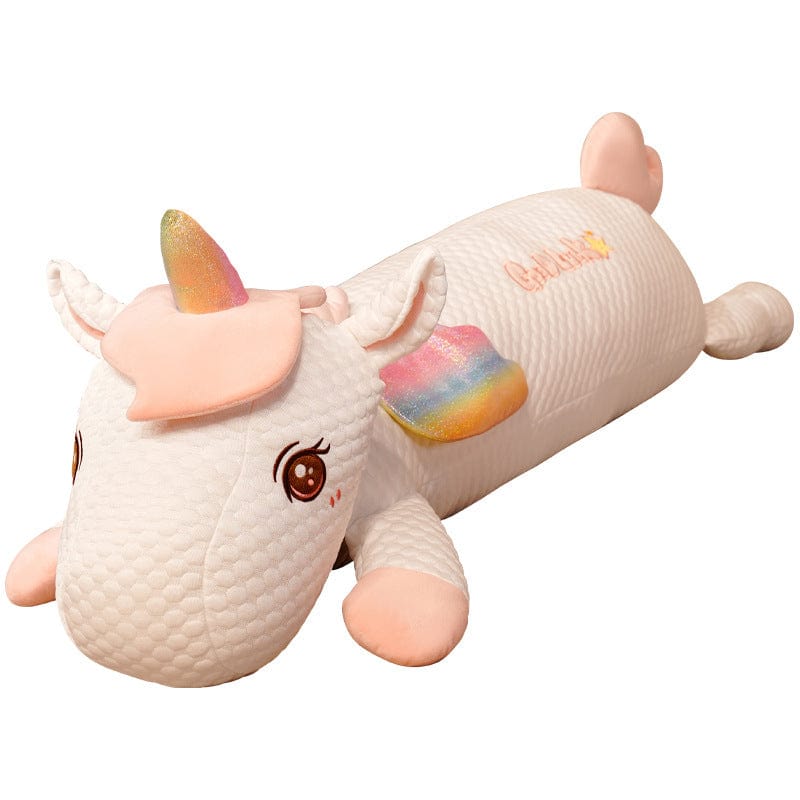Peluche licorne géante en coussin doux et confortable