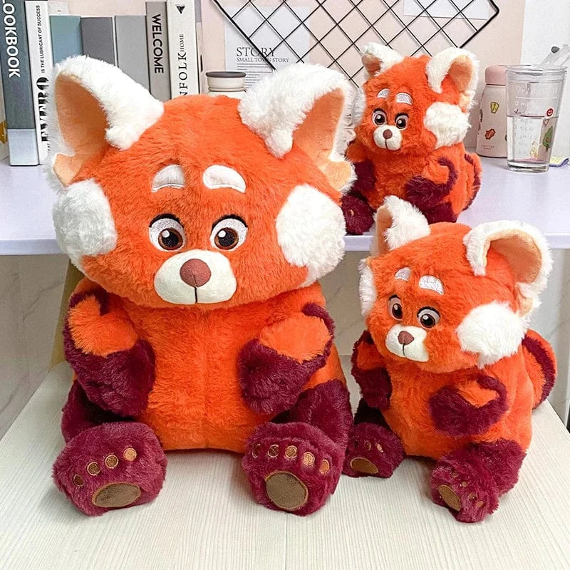 Peluche Panda Roux Alerte Rouge