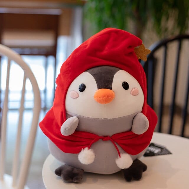 Peluche Pingouin Chaperon 30 cm