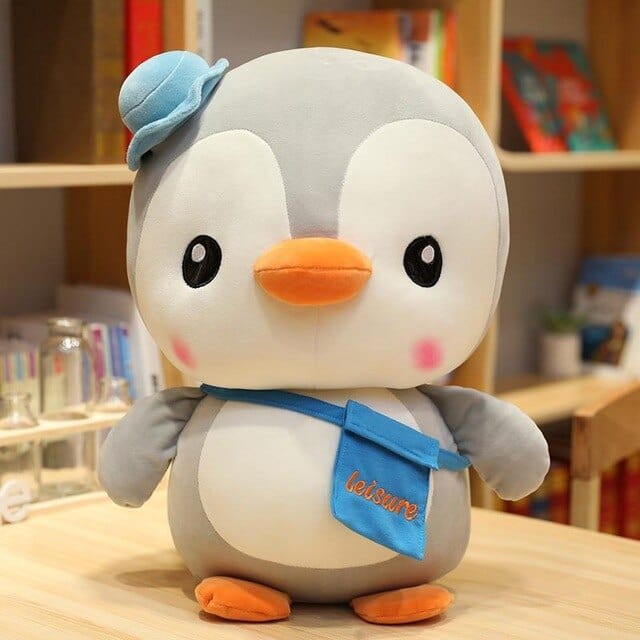 Peluche Pingouin Gris - Givrounet™