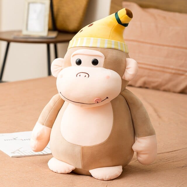 Peluche Singe Banane - Monky™ 30 cm
