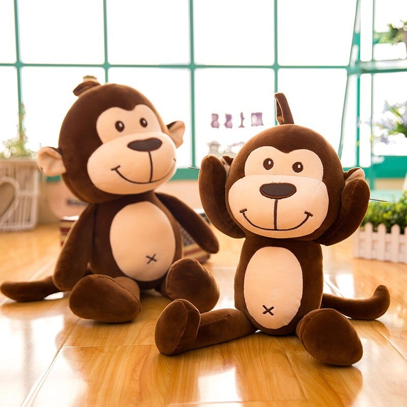 Peluche Singe Géante - Monky Malicieux™