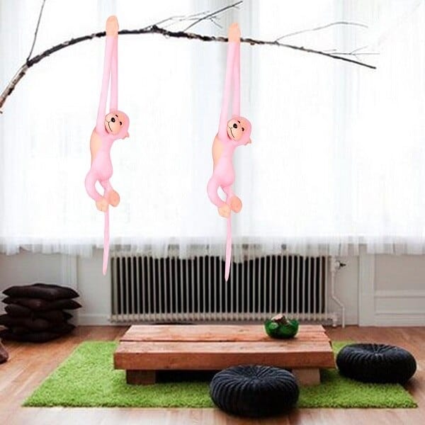 Peluche Singe Suspendu - Babou Tendre™
