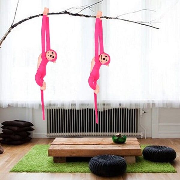 Peluche Singe Suspendu - Babou Tendre™