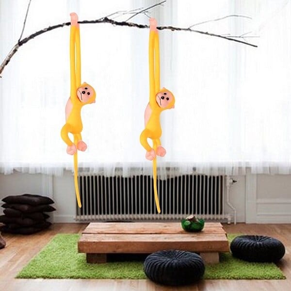 Peluche Singe Suspendu - Babou Tendre™