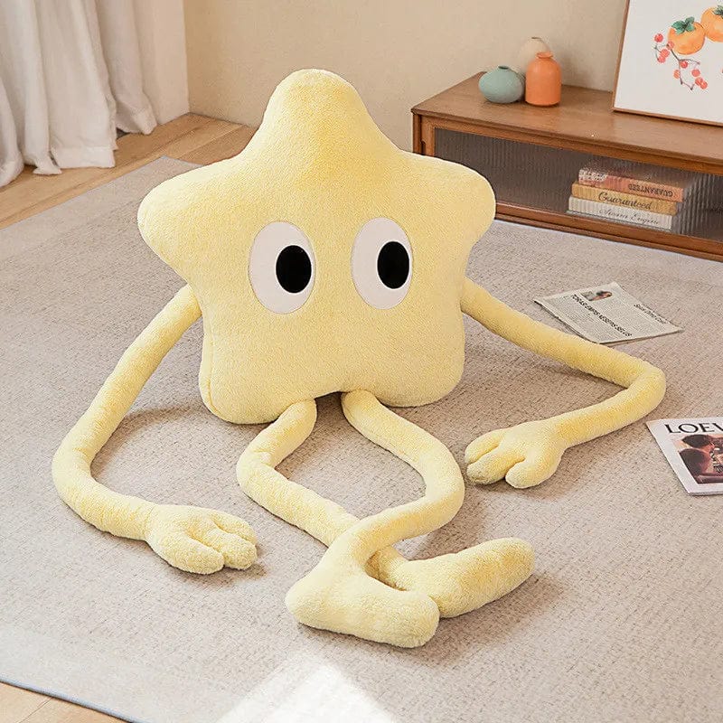 Peluche squishmallow étoile géante resplendissante Jaune / 120cm