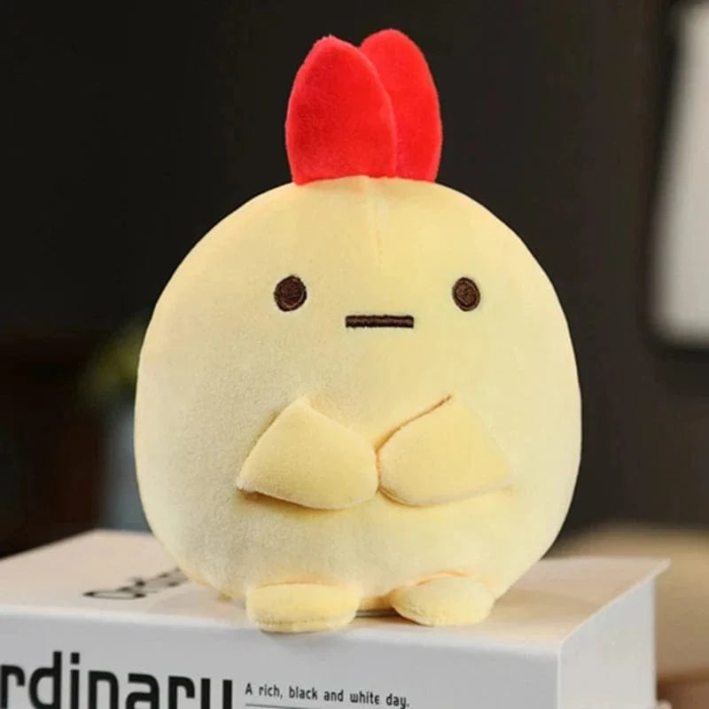 Peluche squishmallow petit poussin jaune