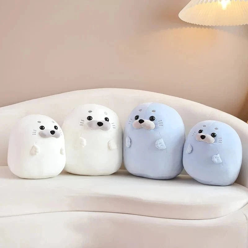 Peluche squishmallow phoque coloré