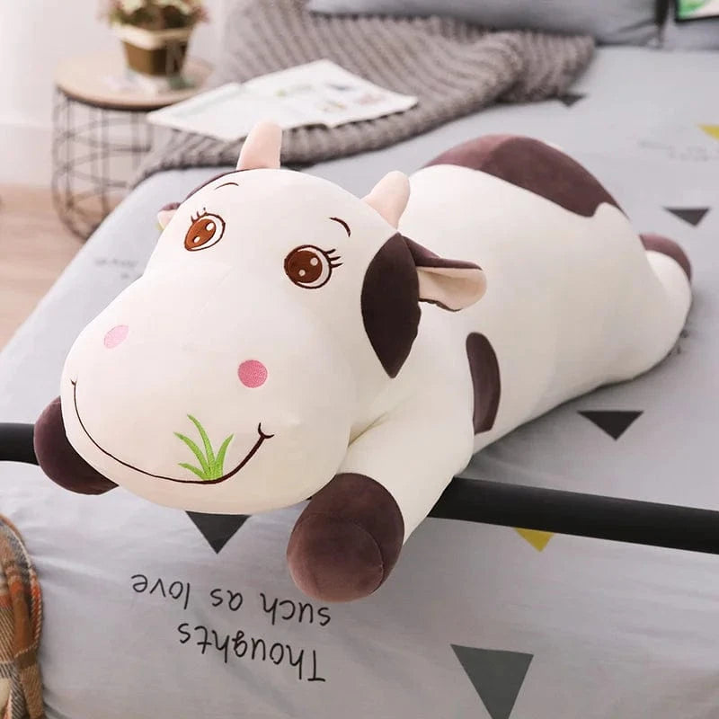 Peluche Squishmallows Vache Marron / 50 cm