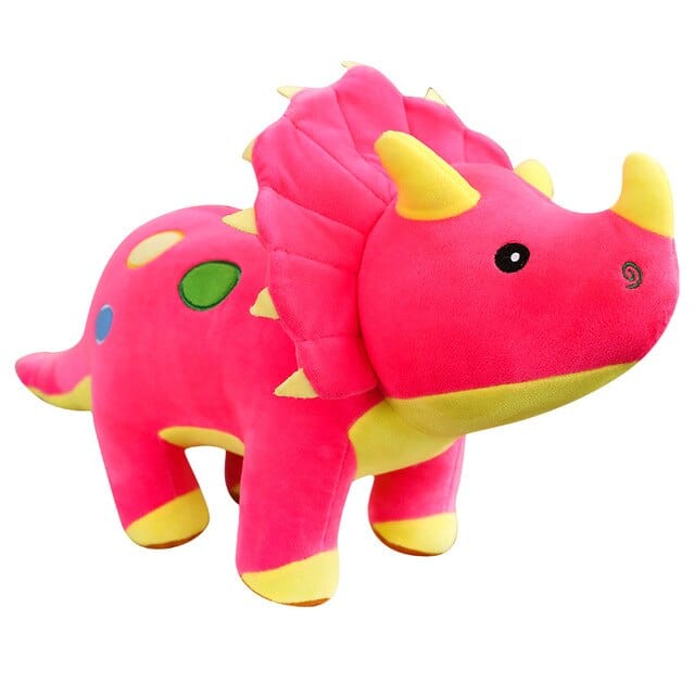 Peluche Tricératops Rose - Dizzy™ 40 cm