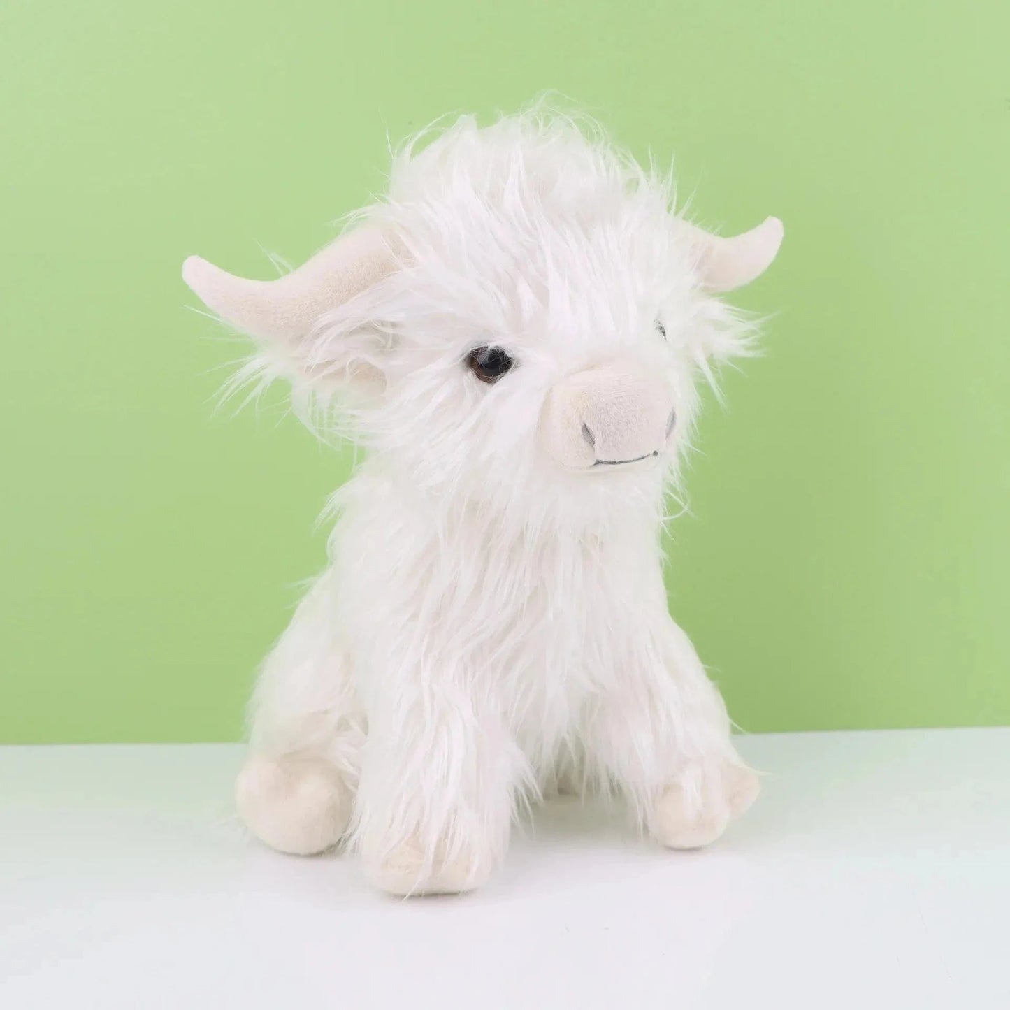 Peluche vache des montagnes Blanc