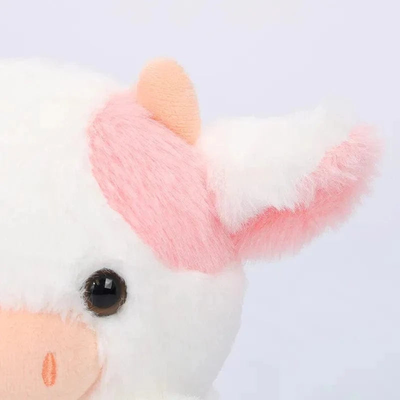 Peluche vache rose et toute petite