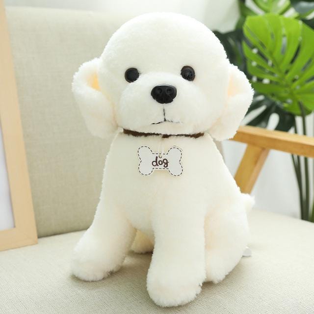 Peluche Chien Blanc - Toto™
