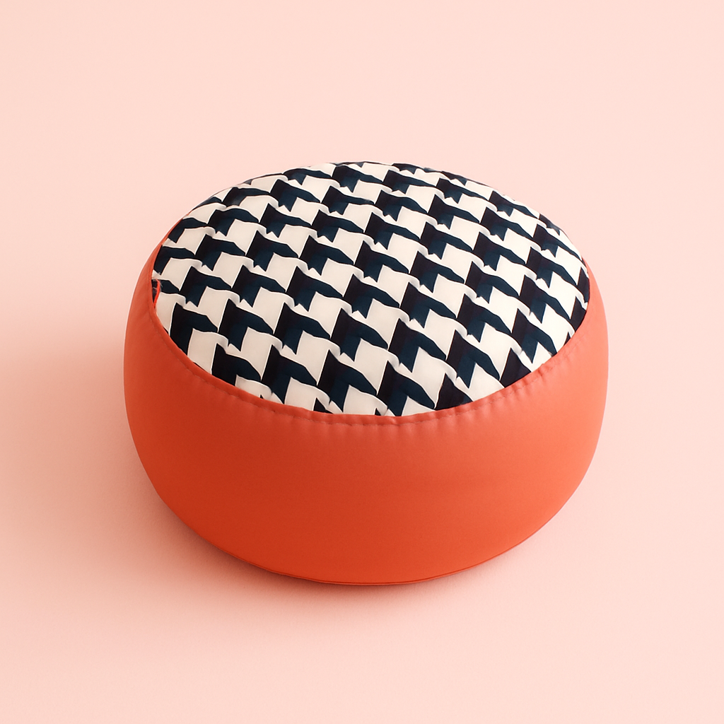 Pouf rond & grand – Siège moelleux motif Totoro / Garfield / Doraemon