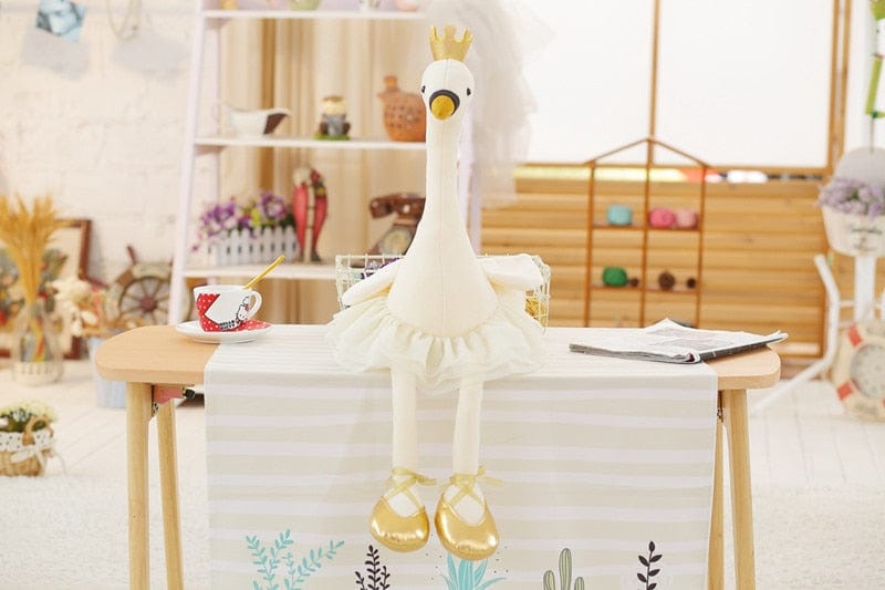 Princesse flamant rose blanche pour décoration
