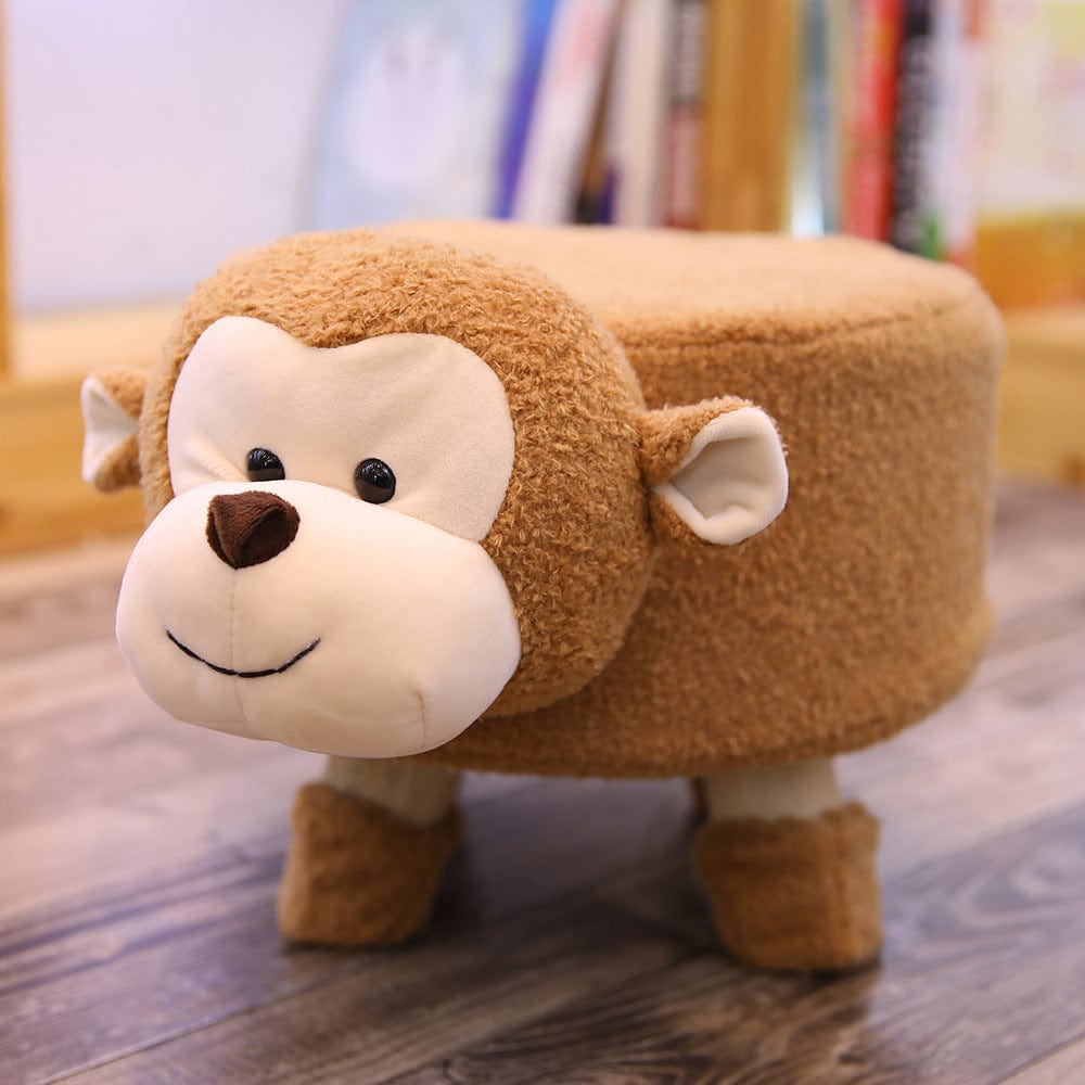 Singe en peluche doux aux grandes oreilles Singe / 35 CM