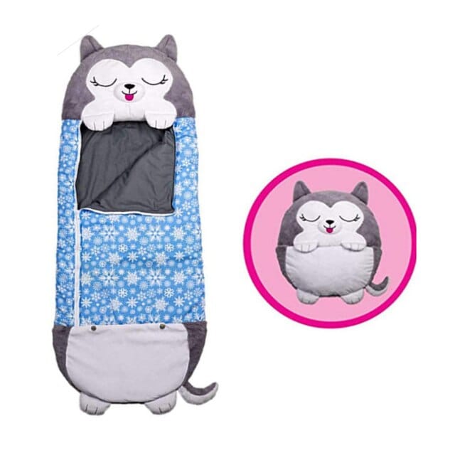 Sweety Dodo™ | Peluche Sac de Couchage Loup Gris
