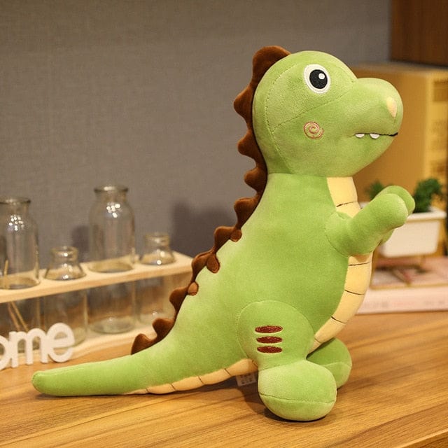 T-Rex vert en peluche géante