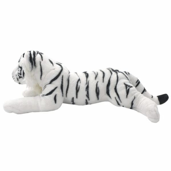 Tigre en peluche adorable et réaliste Tigre blanc