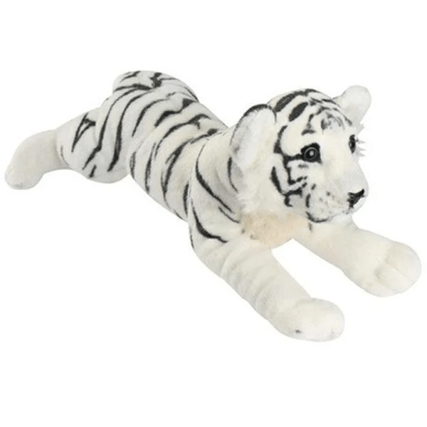 Tigre en peluche adorable et réaliste Tigre blanc