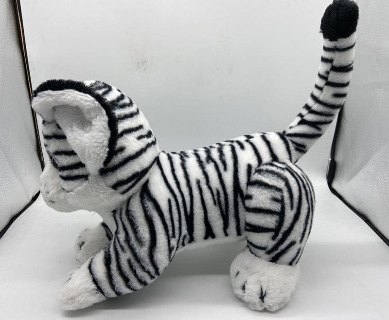 Tigre en peluche doux aux grandes oreilles Tigre des neiges