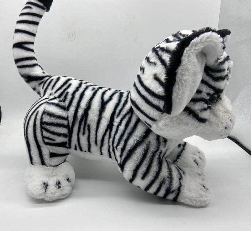 Tigre en peluche doux aux grandes oreilles Tigre des neiges