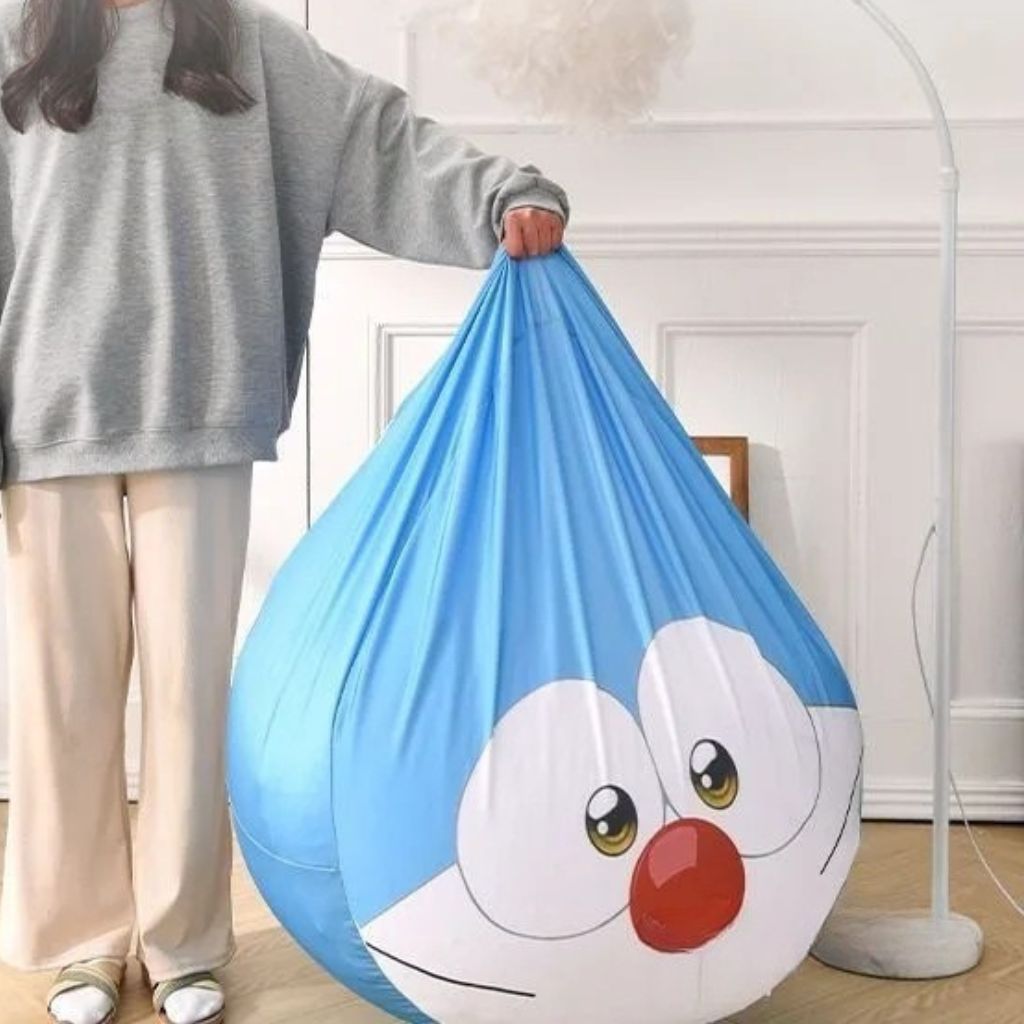 Pouf rond & grand – Siège moelleux motif Totoro / Garfield / Doraemon