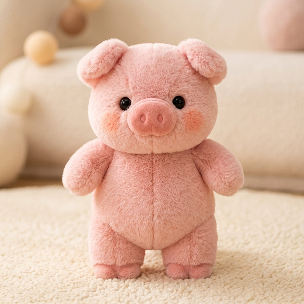 Peluche Animaux qui Court – Panda, Chiot, Agneau, Cochon