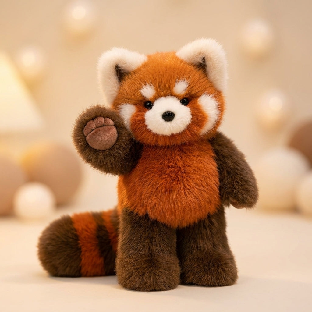 Peluche Panda Roux & Renard qui Court – Édition Duo