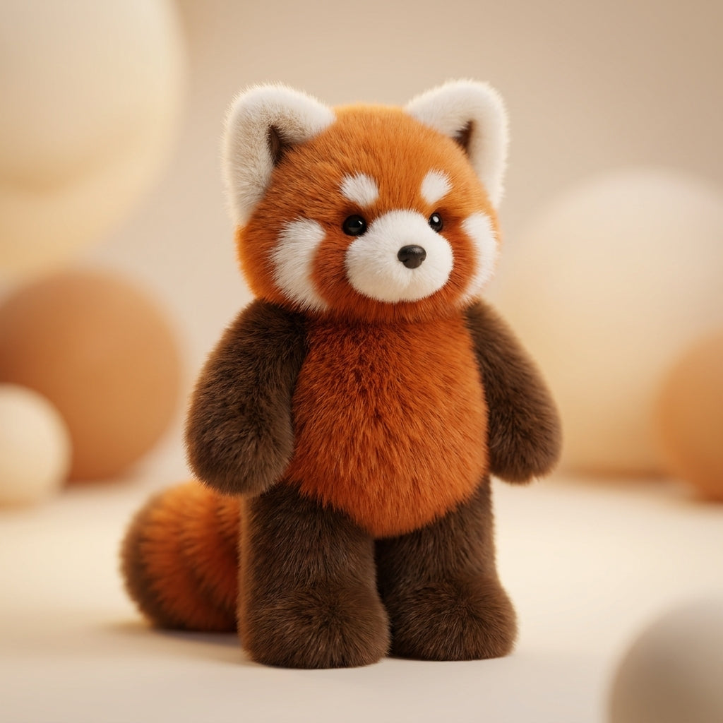 Peluche Panda Roux & Renard qui Court – Édition Duo