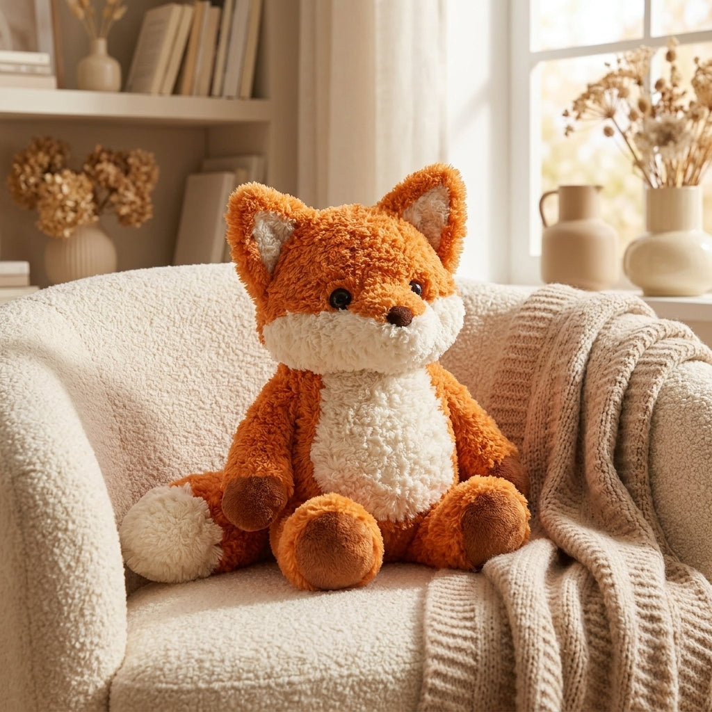Peluche Panda Roux & Renard qui Court – Édition Duo