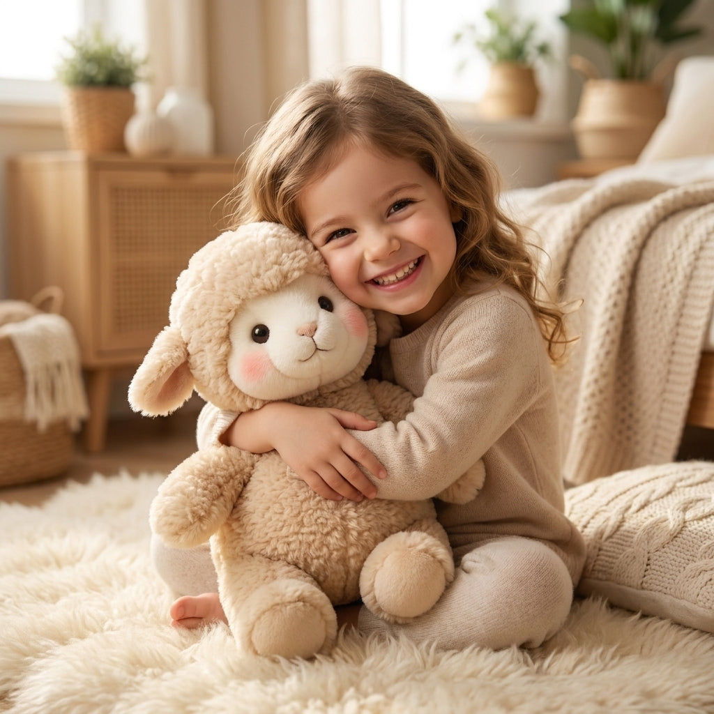 Peluche Animaux qui Court – Panda, Chiot, Agneau, Cochon