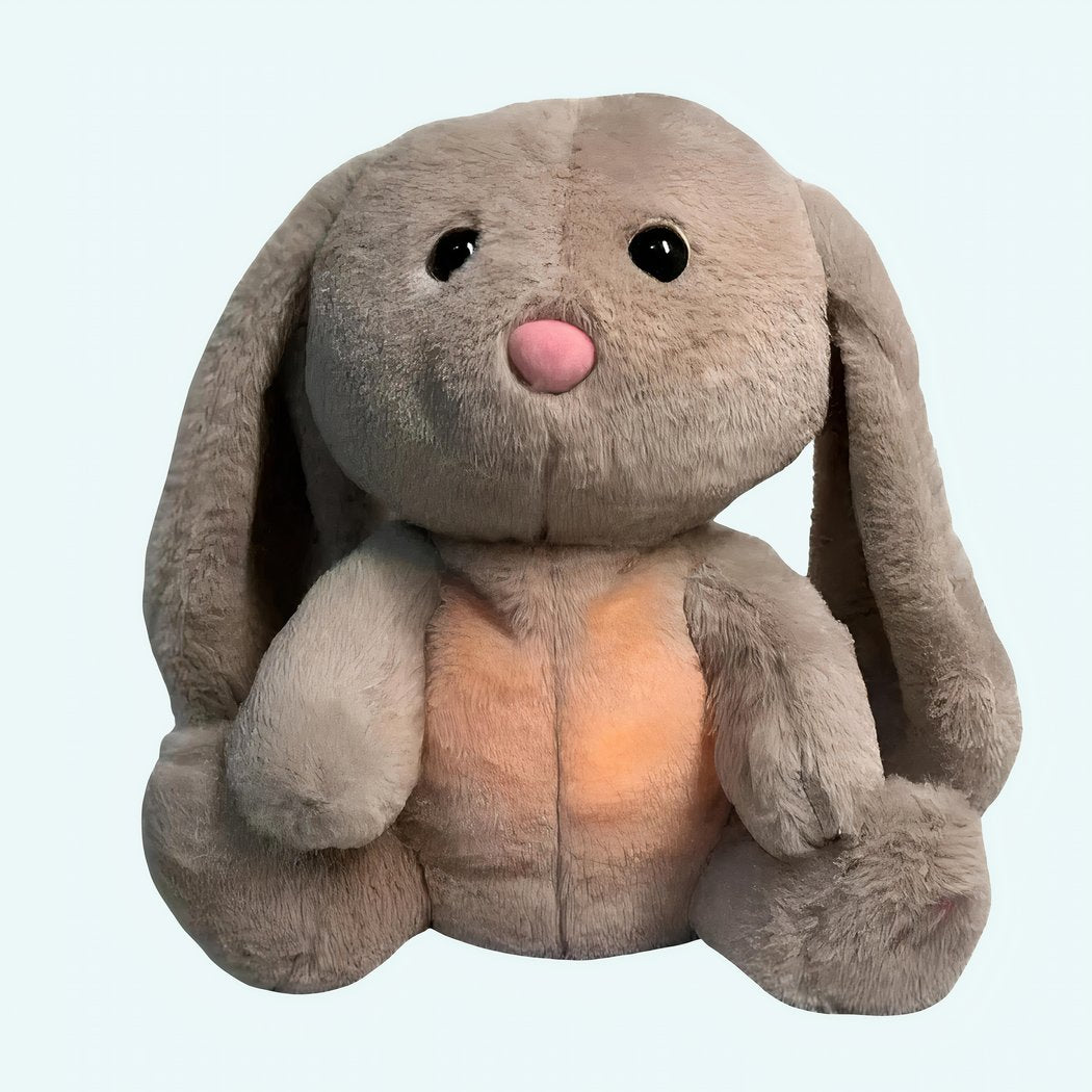 Peluche lapin qui respire avec berceuse apaisante