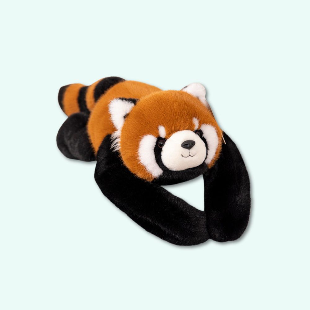 Peluche lestée panda roux