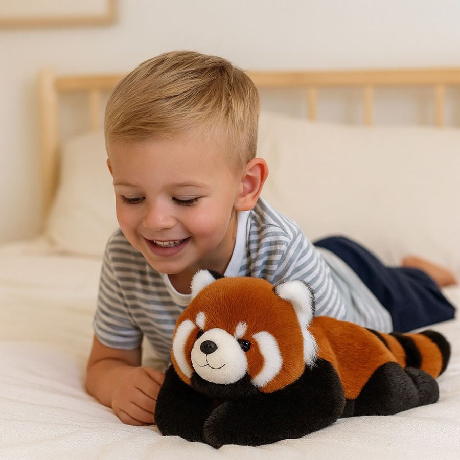 Peluche lestée panda roux
