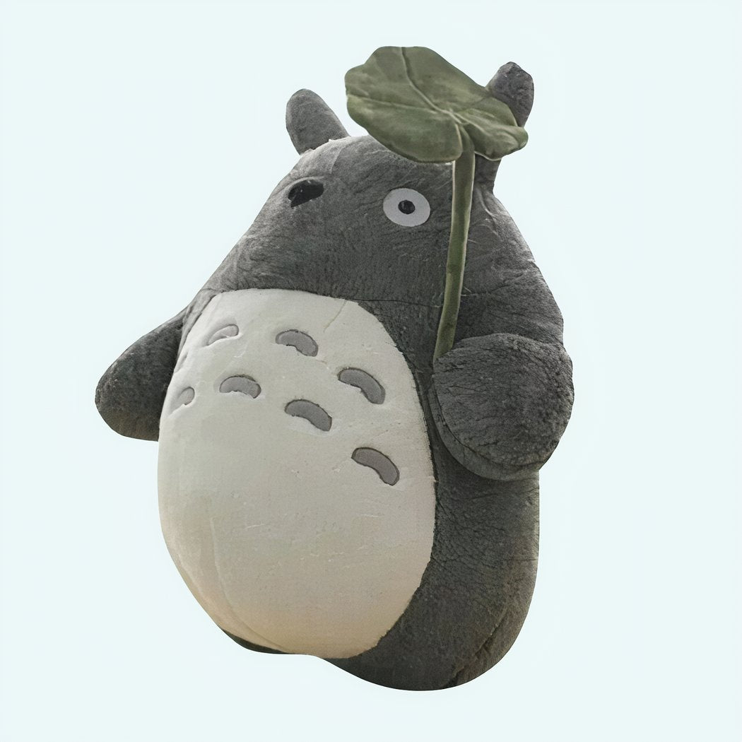 Peluche Totoro toute douce feuille de lotus