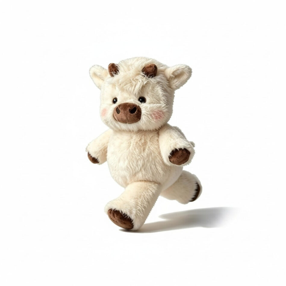 Peluche Vache qui Court – Interactive & Sans Pile