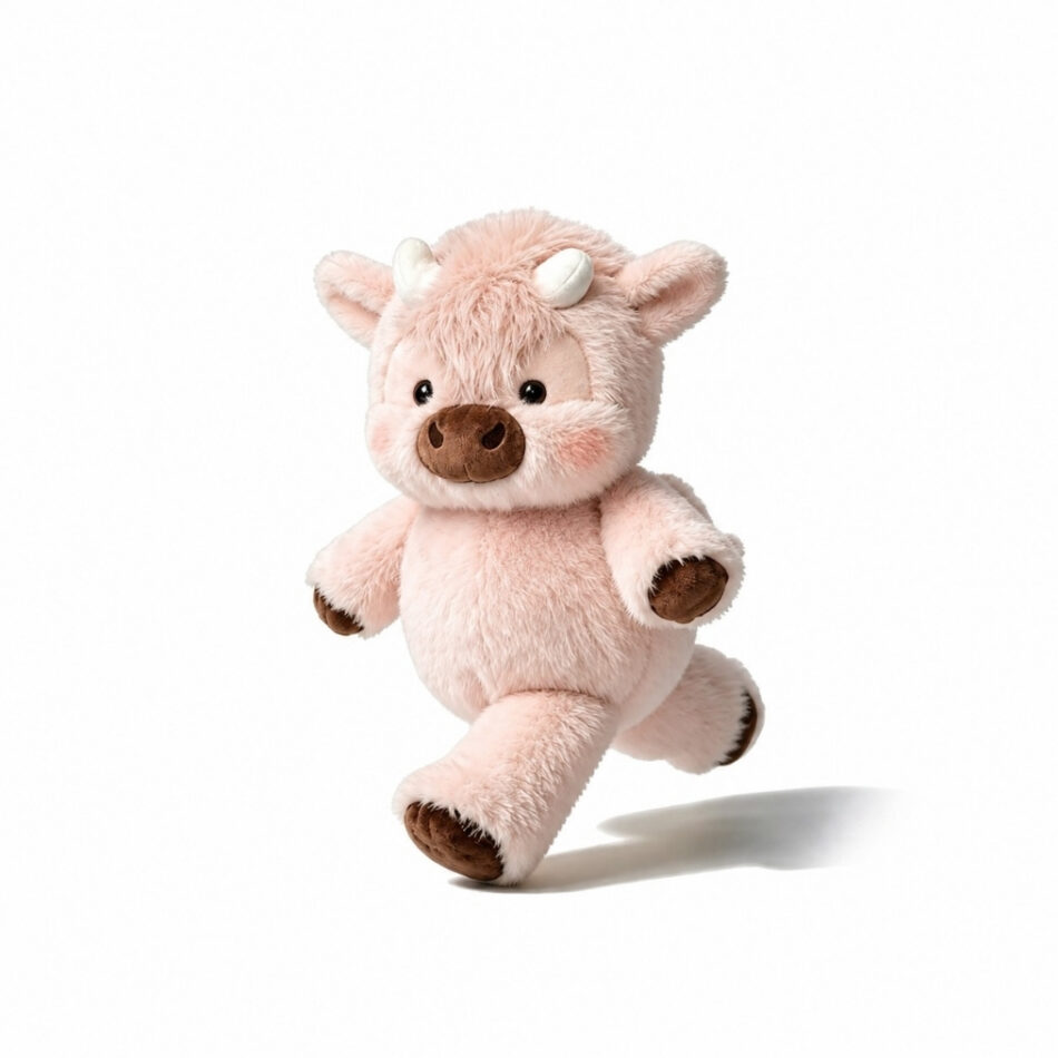 Peluche Vache qui Court – Interactive & Sans Pile
