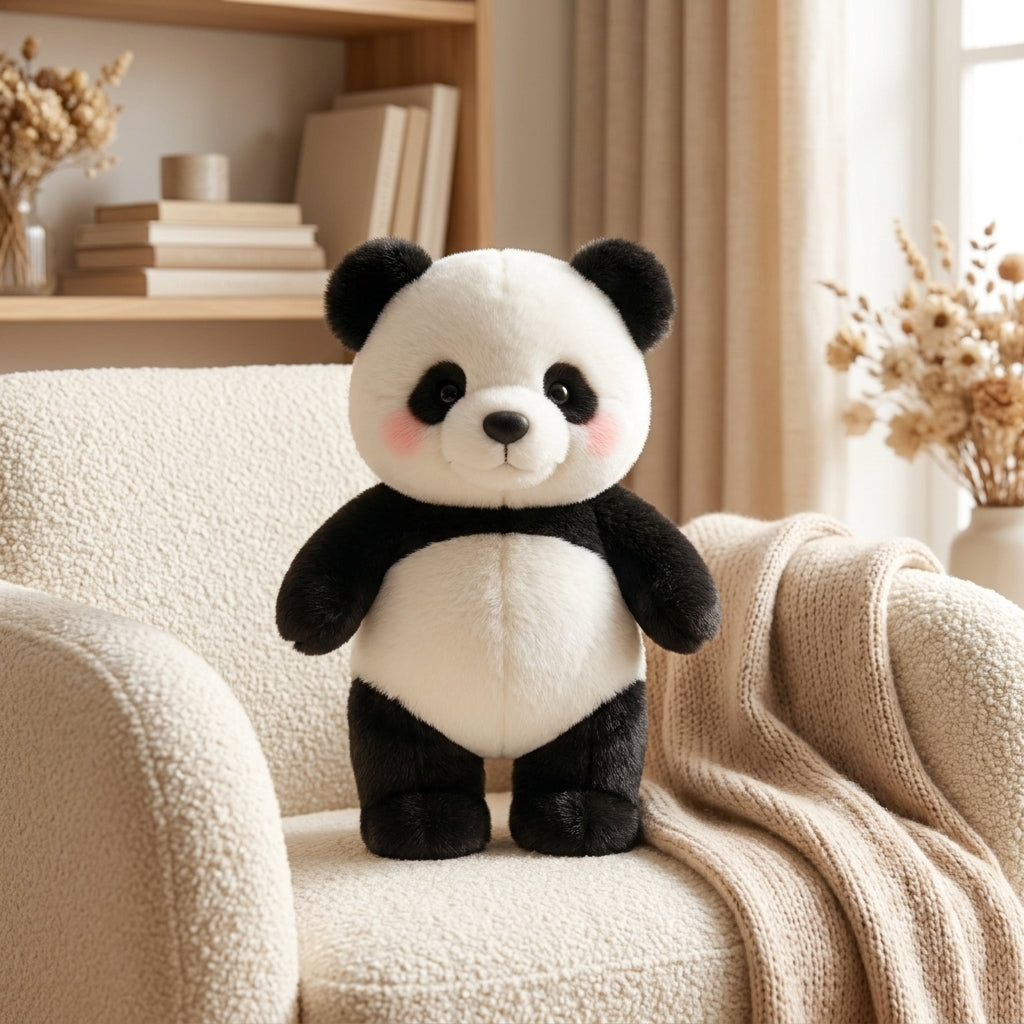 Peluche Animaux qui Court – Panda, Chiot, Agneau, Cochon
